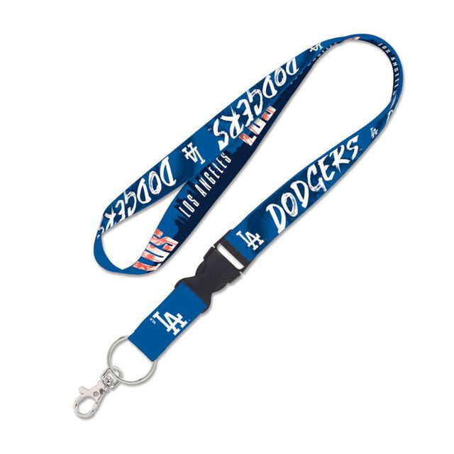 Los Angeles Dodgers City Lanyard w/detachable buckle 1"