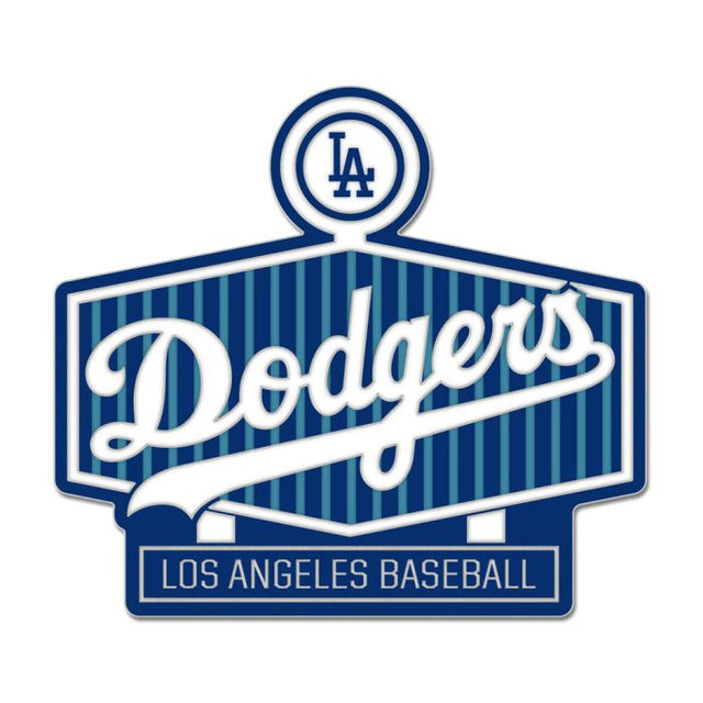 Tarjeta de joyería con pin esmaltado de colección de Los Angeles Dodgers