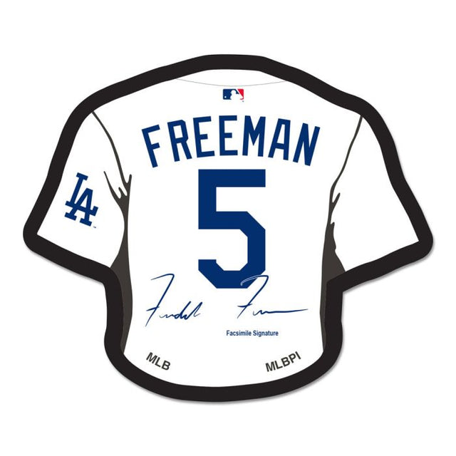 Tarjeta de joyería con pin de colección de Los Angeles Dodgers de Freddie Freeman