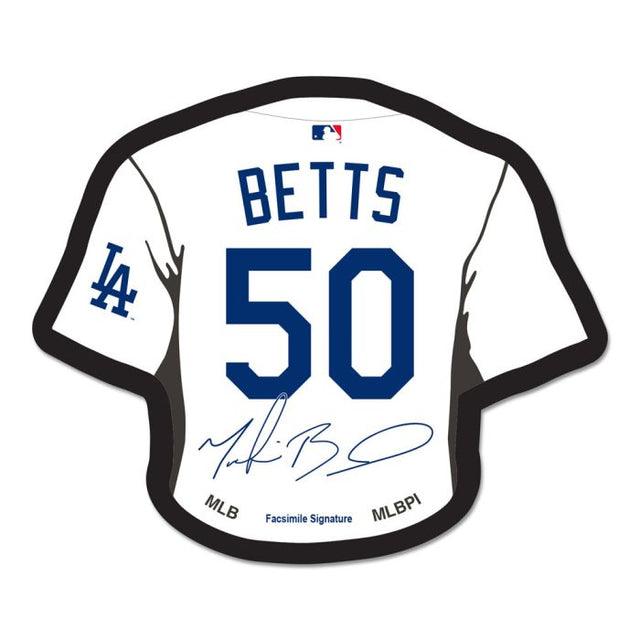 Tarjeta de joyería con pin de colección de Los Angeles Dodgers de Mookie Betts