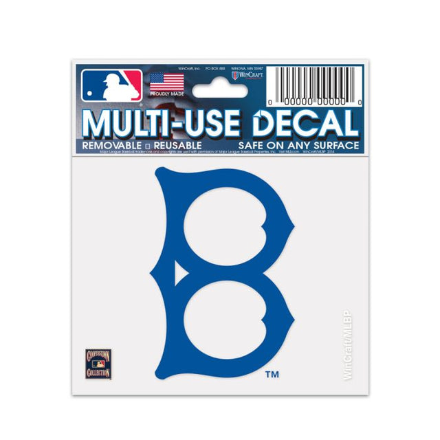 Calcomanía multiusos de Los Angeles Dodgers/Cooperstown de 3" x 4"