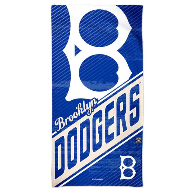 Toalla de playa Spectra de los Dodgers de Los Ángeles/Cooperstown, 30" x 60"