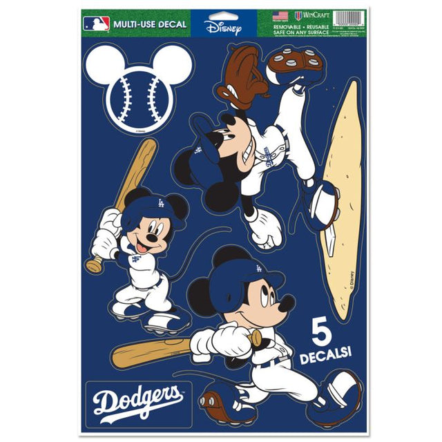 Los Angeles Dodgers / Disney MICKEY Multi-Use Decal 11" x 17"