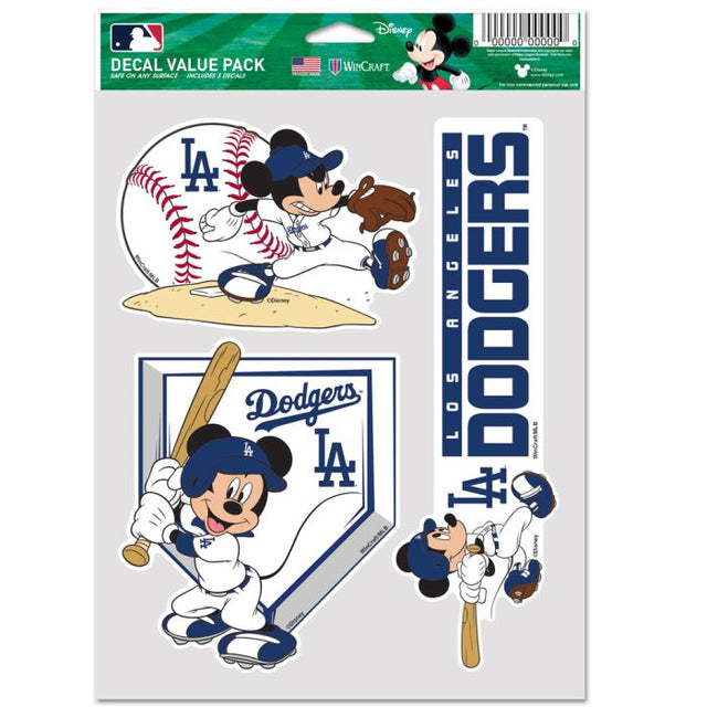 Los Angeles Dodgers / Disney Multi Use 3 Fan Pack