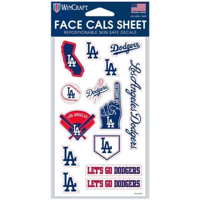 Los Angeles Dodgers Face Cals 4" x 7"