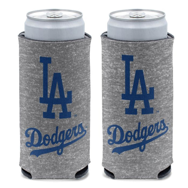 Enfriador de latas delgado de 12 oz color gris de Los Angeles Dodgers