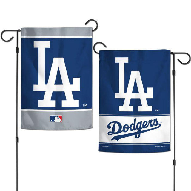 Banderas de jardín de los Dodgers de Los Ángeles, de 2 lados, 12,5" x 18"