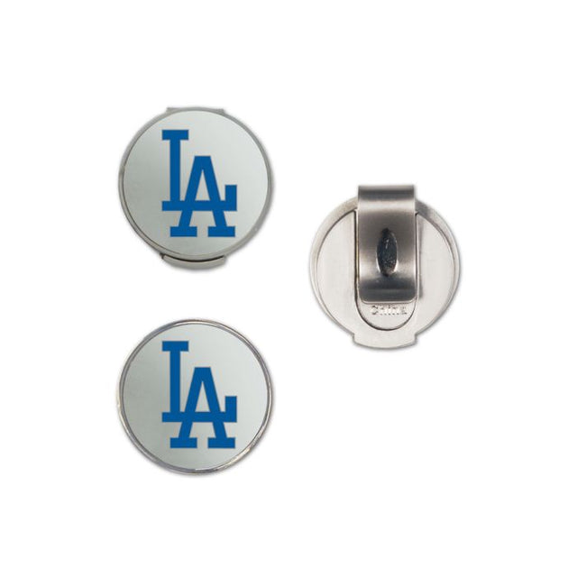 Clip para gorra de Los Angeles Dodgers con 2 marcadores, con tapa tipo concha