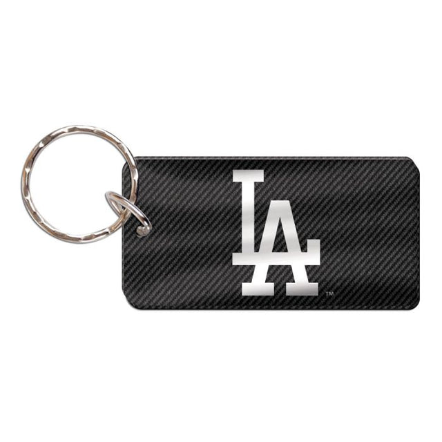 Llavero rectangular de los Dodgers de Los Ángeles