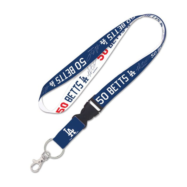 Los Angeles Dodgers Lanyard w/detachable buckle 1" Mookie Betts