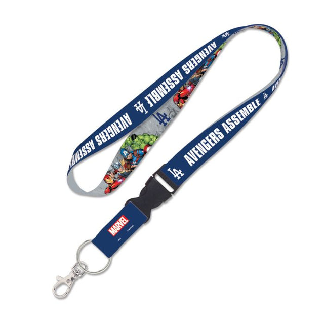 Los Angeles Dodgers / Marvel (c) 2021 MARVEL Lanyard w/detachable buckle 1"