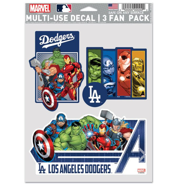 Los Angeles Dodgers / Marvel (c) 2021 MARVEL Multi Use 3 Fan Pack