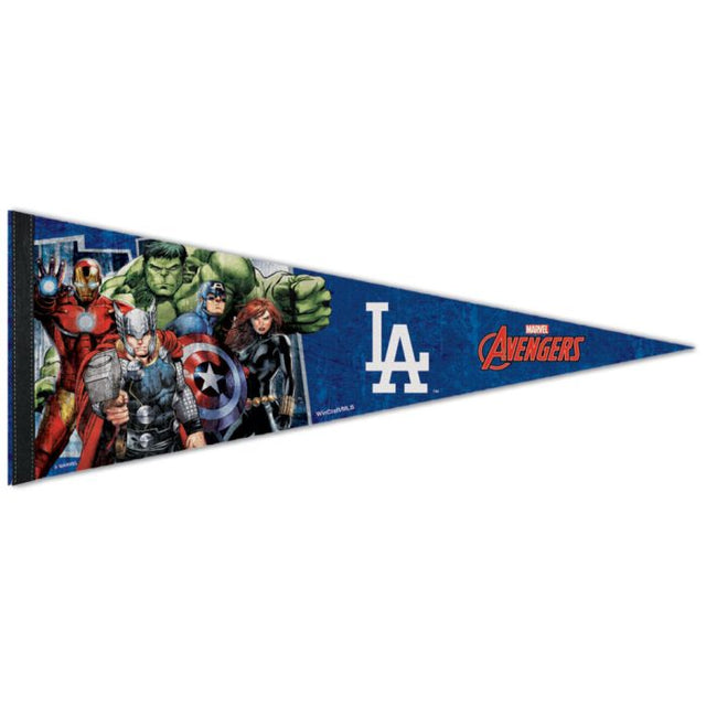 Los Angeles Dodgers / Marvel (c) 2021 MARVEL Premium Pennant 12" x 30"