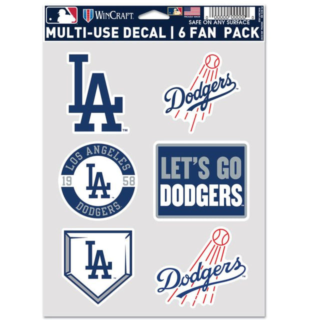 Paquete multiusos para 6 fanáticos de Los Angeles Dodgers