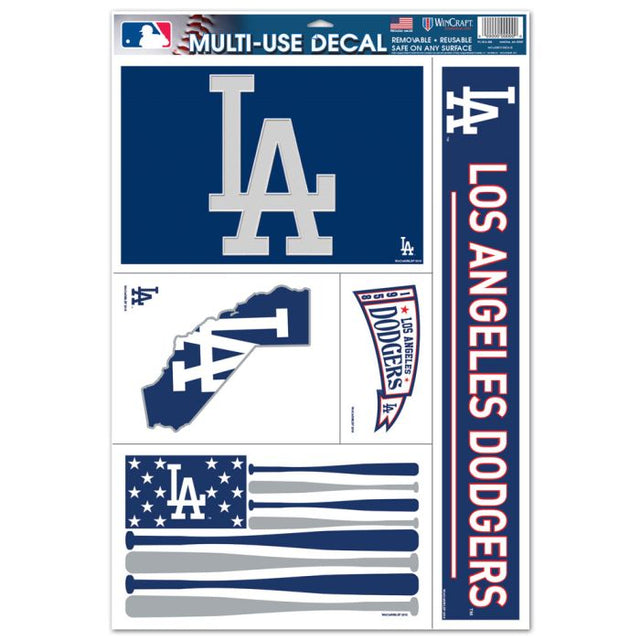 Calcomanía multiusos de Los Angeles Dodgers, 11" x 17"