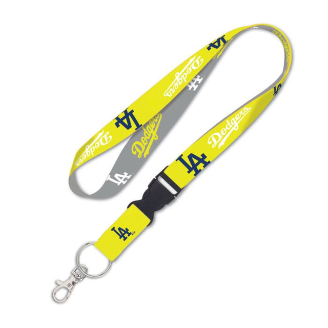 Los Angeles Dodgers NEON Lanyard w/detachable buckle 1"