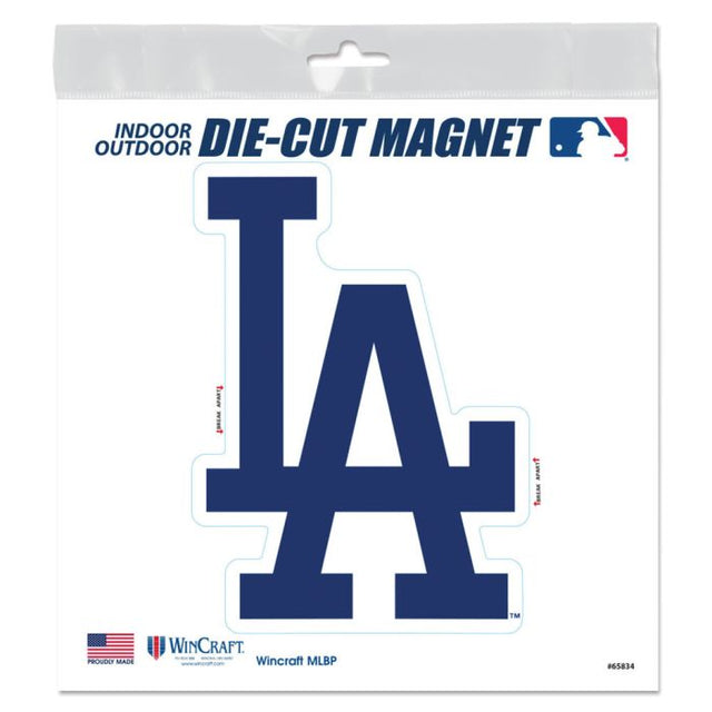 Imanes para exteriores de Los Angeles Dodgers, 6" x 6"