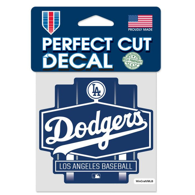 Los Angeles Dodgers Perfect Cut Color Decal 4" x 4"