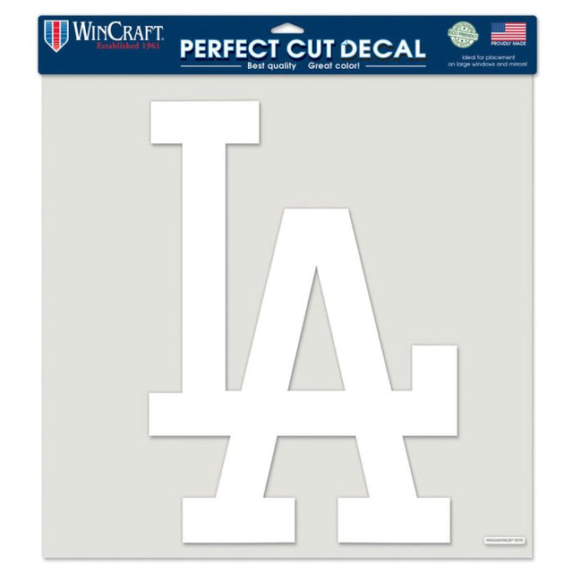 Calcomanía de corte perfecto de Los Angeles Dodgers de 17" x 17"