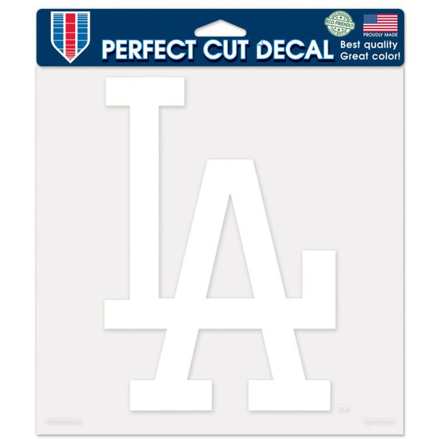 Calcomanías de corte perfecto de Los Angeles Dodgers de 8" x 8"