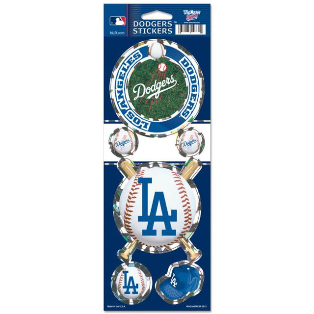 Los Angeles Dodgers Prismatic Decal 4" x 11"