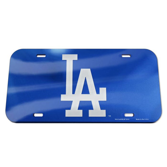 Matrícula especial de acrílico de Los Angeles Dodgers