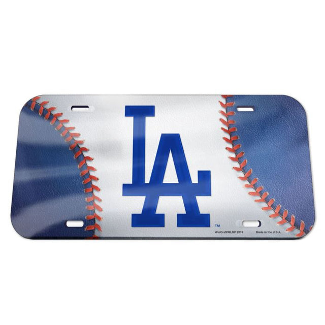 Matrícula especial de acrílico de Los Angeles Dodgers