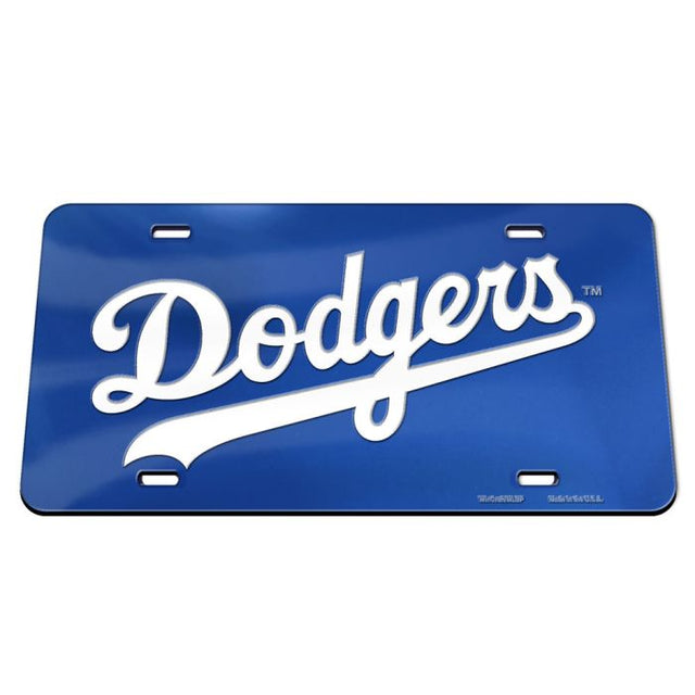 Los Angeles Dodgers Specialty Acrylic License Plate