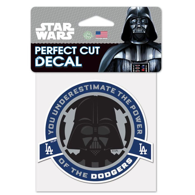 Los Angeles Dodgers / Star Wars Darth Vader Perfect Cut Color Decal 4" x 4"