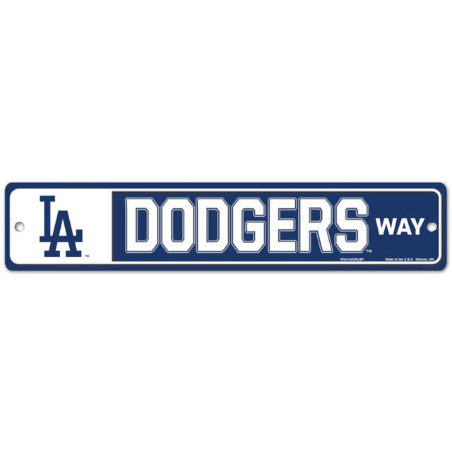 Los Angeles Dodgers Way Street / Zone Sign 3.75" x 19"