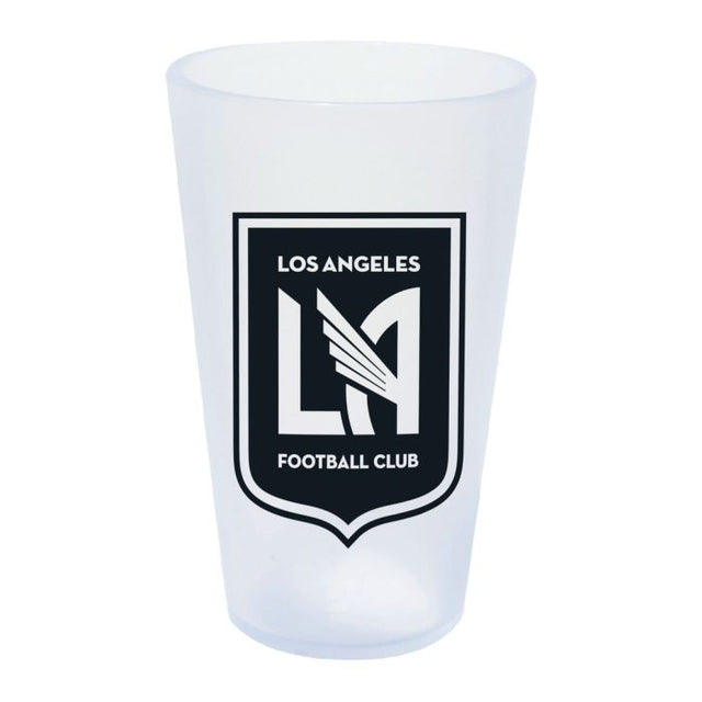 Vaso de pinta de silicona de 16 oz con forma de carámbano de Los Ángeles FC