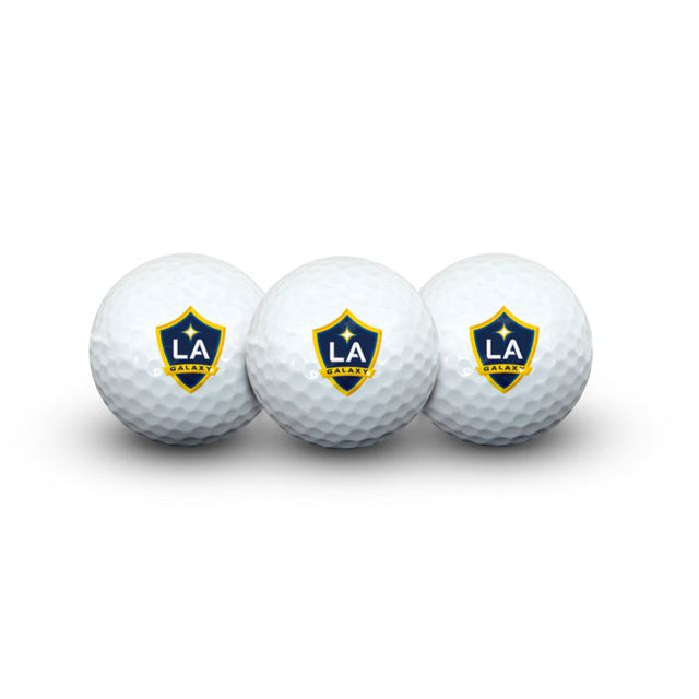 Pelotas de golf Los Angeles Galaxy 3 en estuche tipo concha