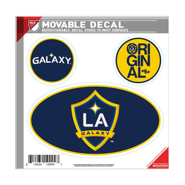 Calcomanía para todas las superficies de Los Angeles Galaxy, 6" x 6"