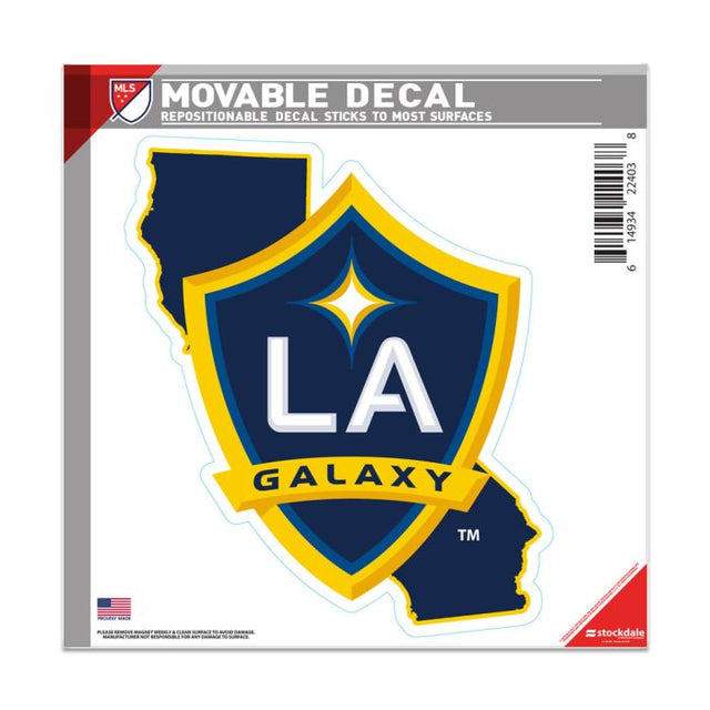 Calcomanía para todas las superficies de Los Angeles Galaxy, 6" x 6"