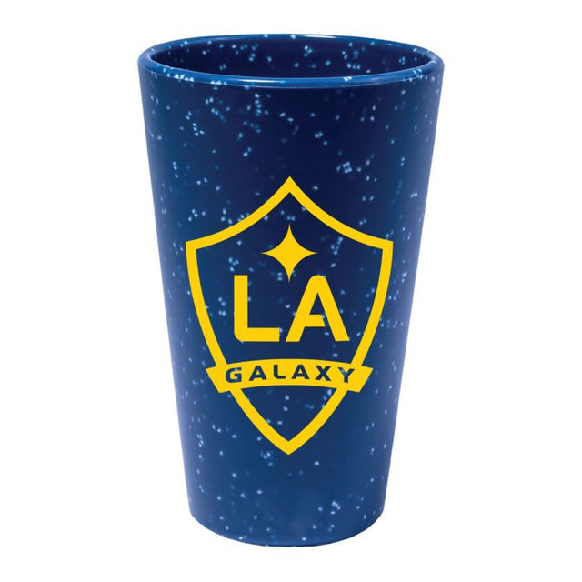 Vaso de pinta de silicona de 16 oz Los Angeles Galaxy Color