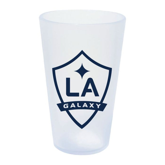 Vaso de pinta de silicona de 16 oz con forma de carámbano Los Angeles Galaxy