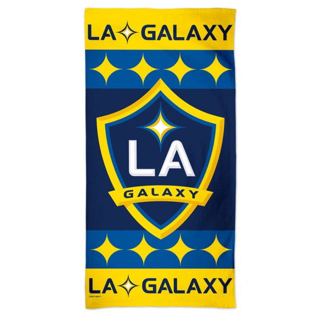 Toalla de playa Spectra con el logotipo de Los Angeles Galaxy de 30" x 60"