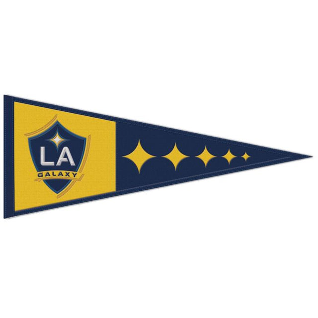 Banderín de lana con el logotipo principal de Los Angeles Galaxy, 13" x 32"