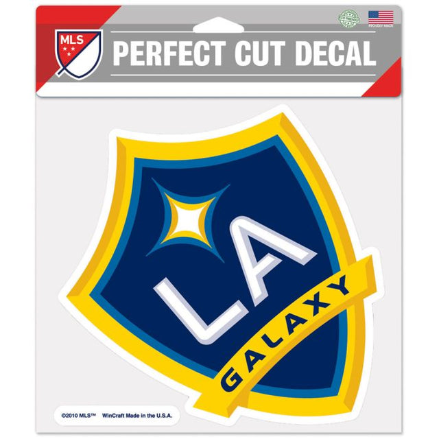 Calcomanía de color de corte perfecto de Los Angeles Galaxy de 8" x 8"