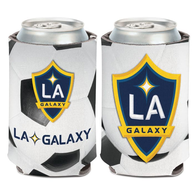 Enfriador de lata con forma de balón de fútbol de Los Angeles Galaxy, 12 oz.