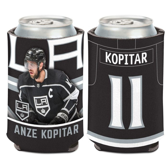 Enfriador de latas de 12 oz de Los Angeles Kings. Anze Kopitar