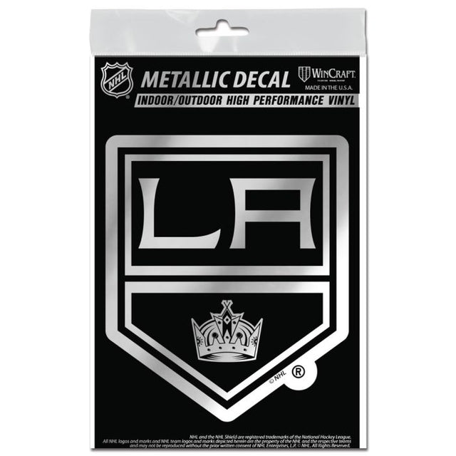 Los Angeles Kings Decal Metallic 3" x 5"