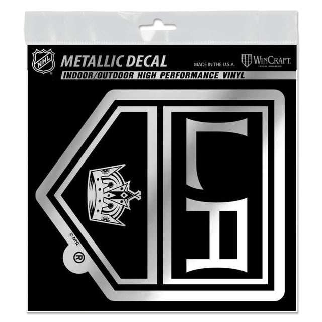 Los Angeles Kings Decal Metallic 6" x 6"