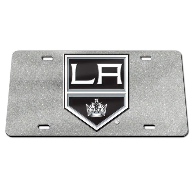 Matrícula acrílica especial GLITTER de Los Angeles Kings