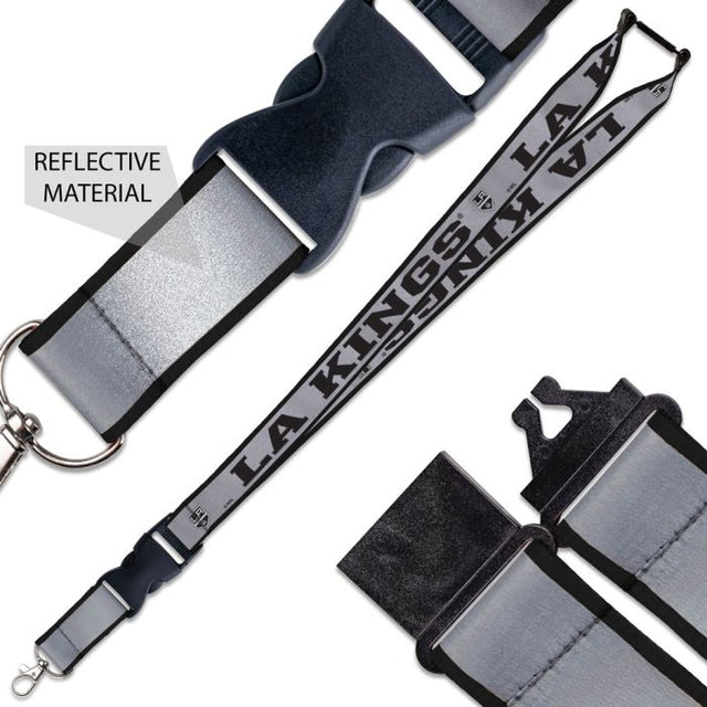 Los Angeles Kings Lanyard w/ Buckle Reflective 1"