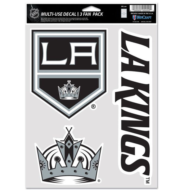 Paquete multiusos para 3 aficionados de Los Angeles Kings