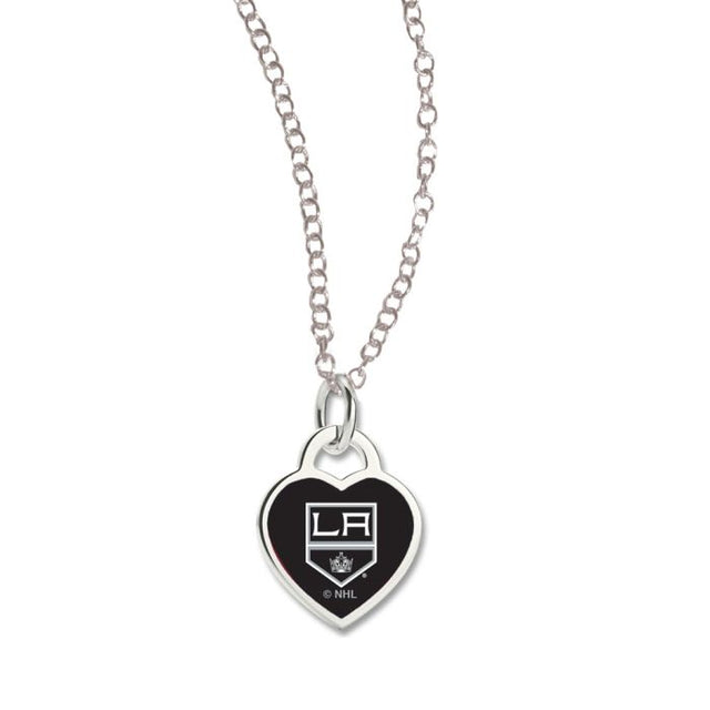 Los Angeles Kings Necklace w/3D Heart