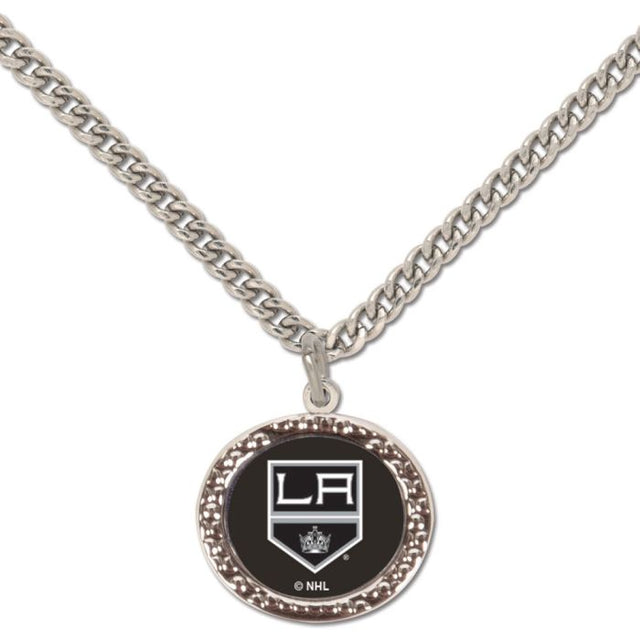 Collar con dije de Los Angeles Kings y tarjeta de joyería