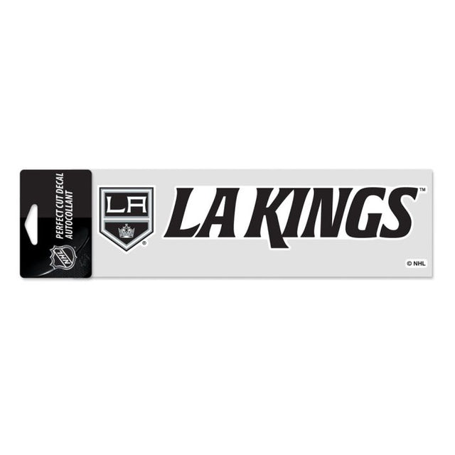 Calcomanías de corte perfecto de Los Angeles Kings de 3" x 10"