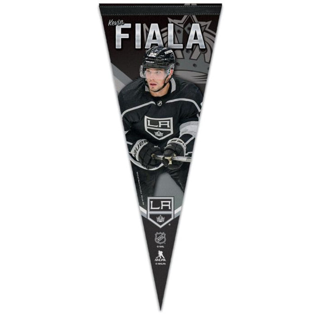 Banderín premium de Los Angeles Kings de 12" x 30" de Kevin Fiala